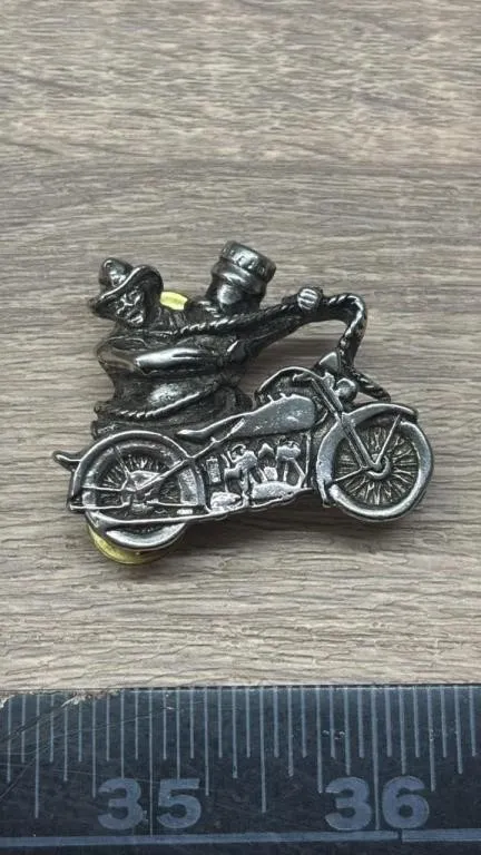 Motorcycle Man Pin. *DC