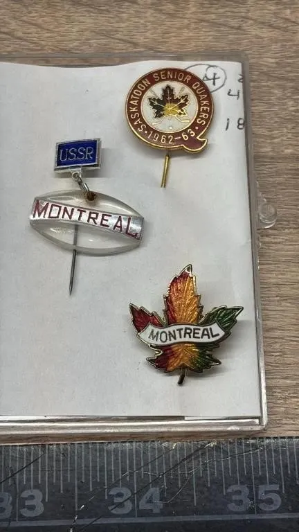 3 Asst. Pins *DC
