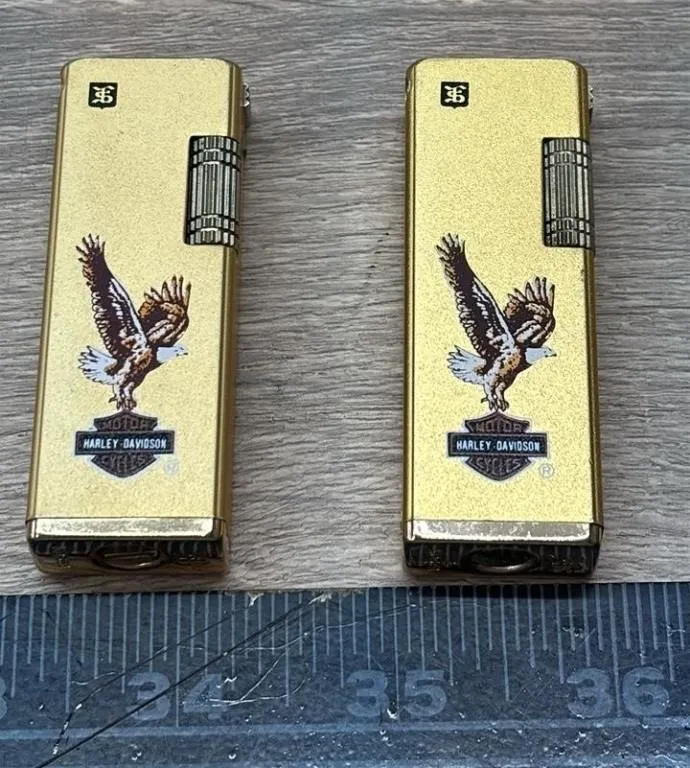 Harley Davidson Motorcycle Lighters. *DC