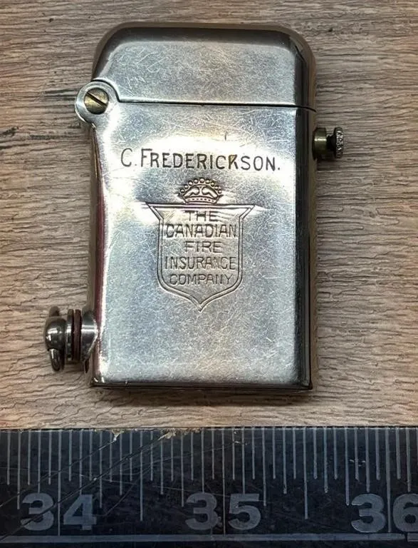 C Frederickson Thorens Swiss Made Lighter. *DC