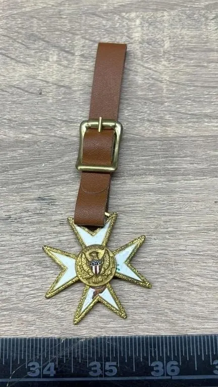 Pluribus Military Pocket Watch Fob. *DC