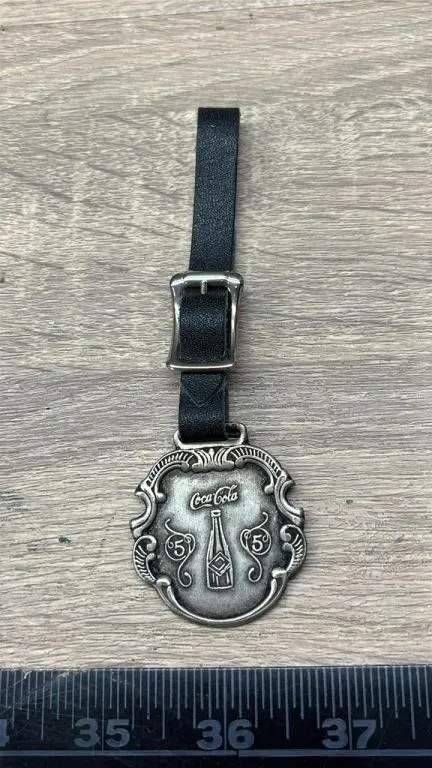Coca Cola Pocket Watch Fob. *DC