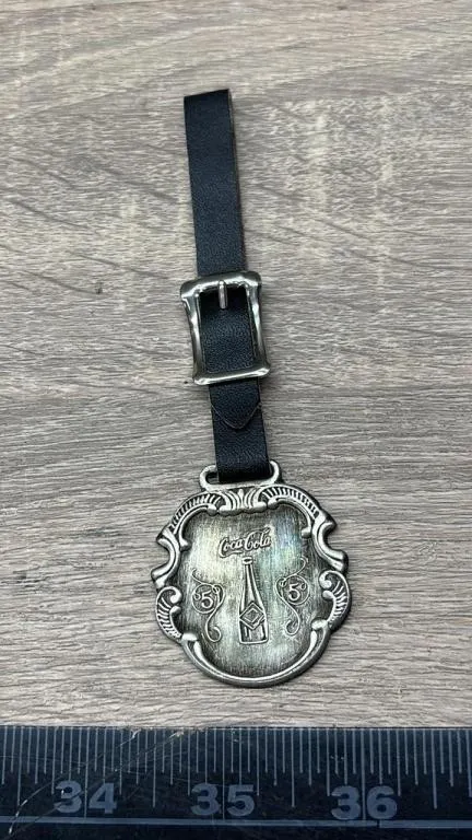 Coca Cola Pocket Watch Fob. *DC