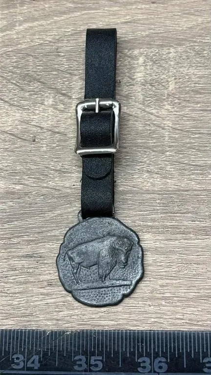 Buffalo Pocket Watch Fob. *DC