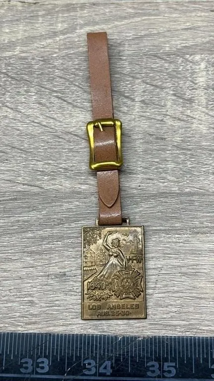 1940 Veteran of Foreign War Pocket Watch Fob. *DC