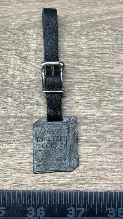 Kellogg’s Toasted Corn Flakes Pocket Watch Fob.