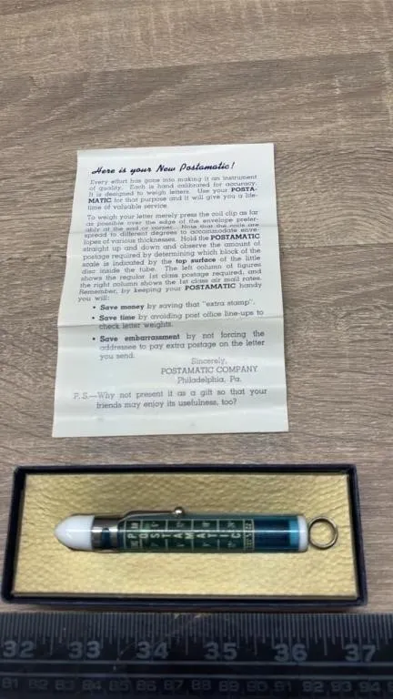 Postamatic Designed to Weigh Mail.