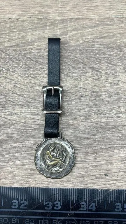 Greek Woman Pocket Watch Fob. *DC