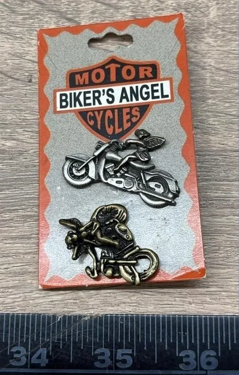 Biker Angel Pins. *DC