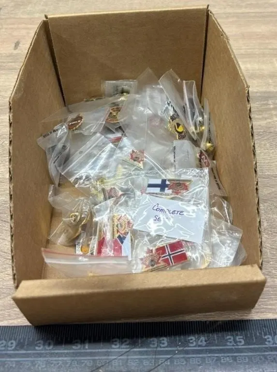 Quantity of Asst. Pins.