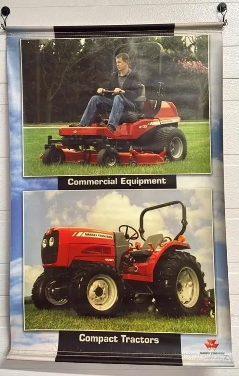 Massey Ferguson Dealership Vinyl Advertising