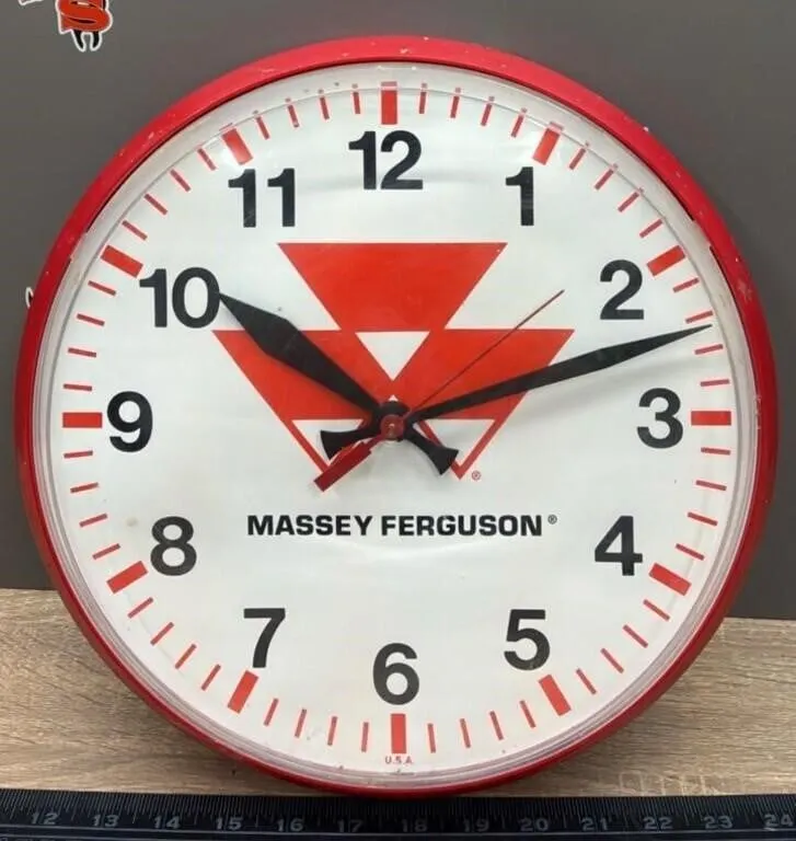 12”diam Massey Ferguson Plastic Battery Wall