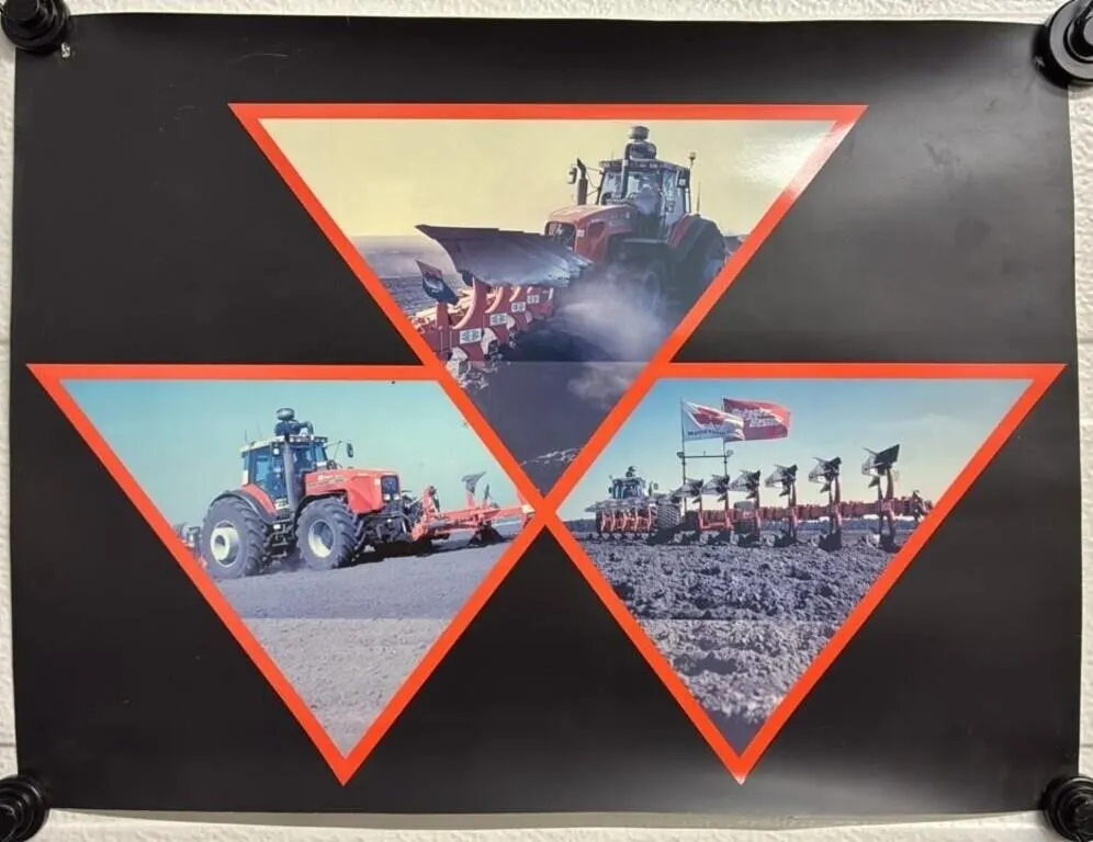 Massey Ferguson Dealership Poster. 16”x11.5”.