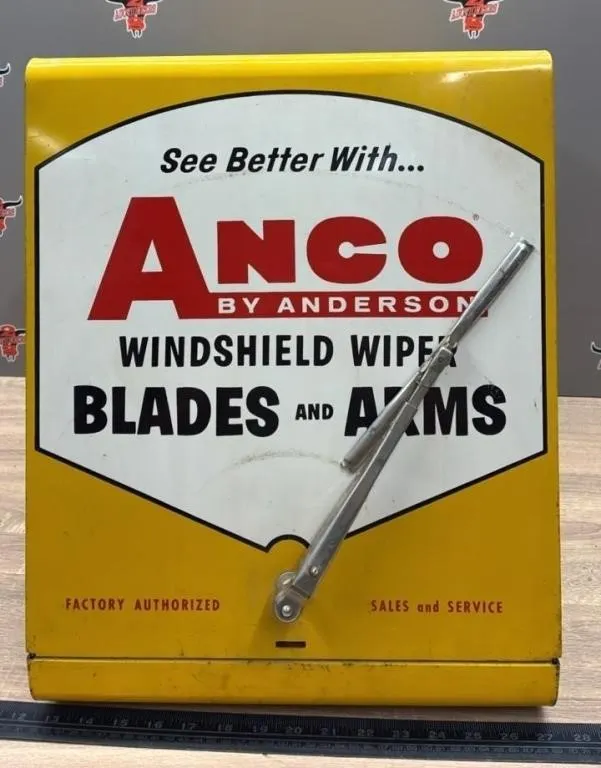 Vintage Anco Wiper Blades & Arms Store Display.
