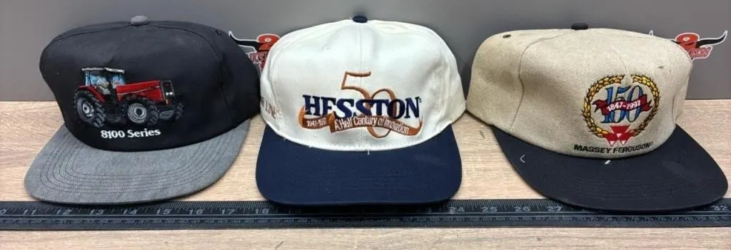 3 Unused Caps.