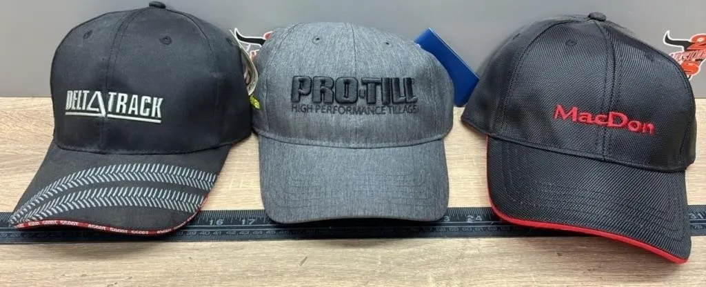 3 Unused Caps.