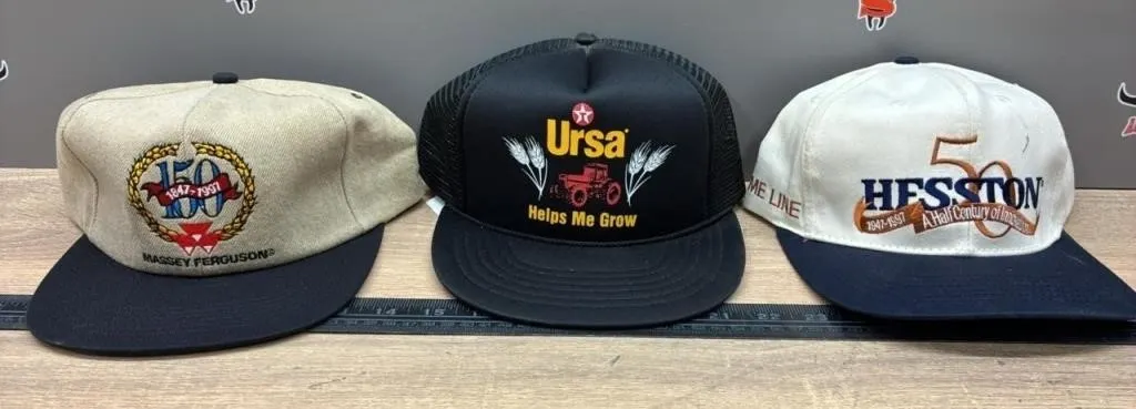 3 Unused Caps.