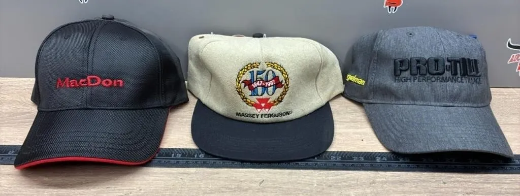 3 Unused Caps.