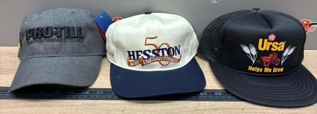 3 Unused Caps.
