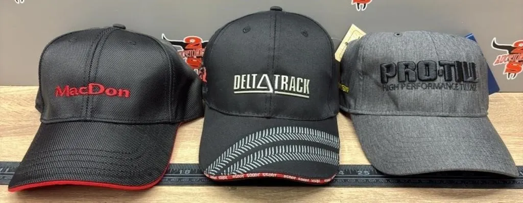 3 Unused Caps.
