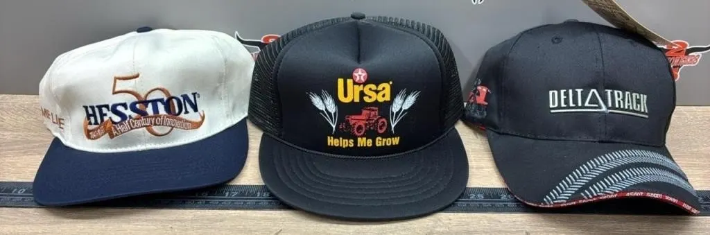 3 Unused Caps.