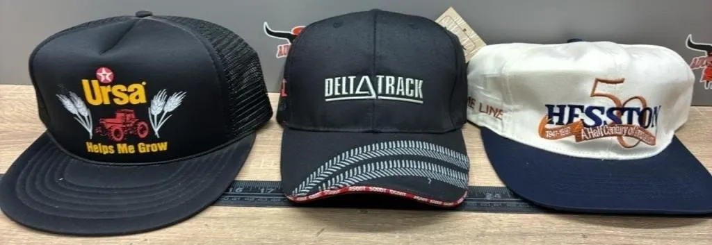 3 Unused Caps.