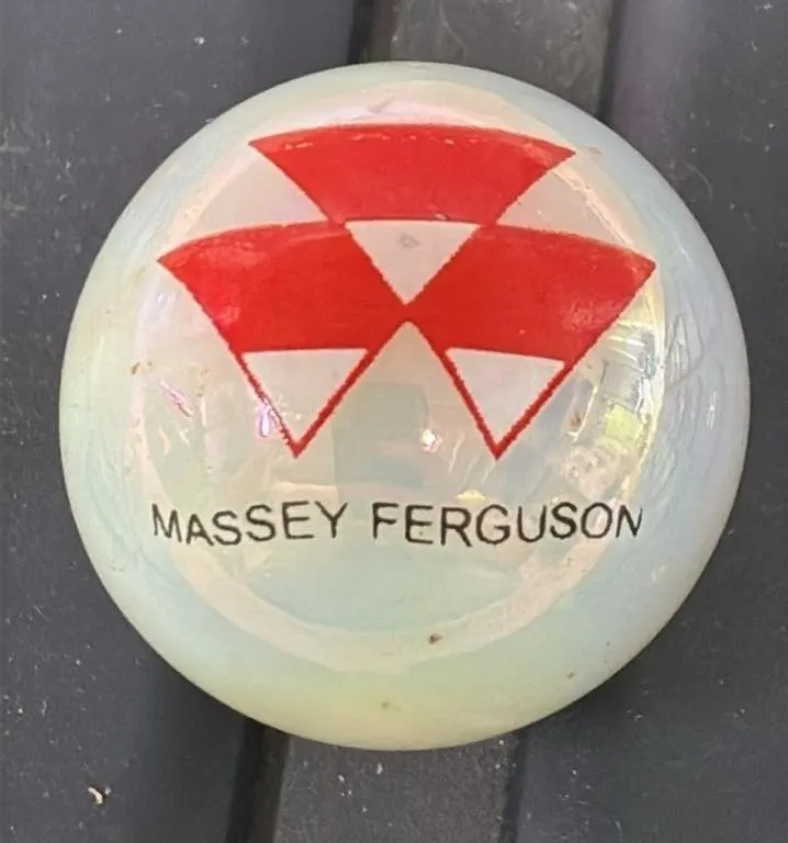 Vintage Massey Ferguson 1” Opalescent Marble! *SC