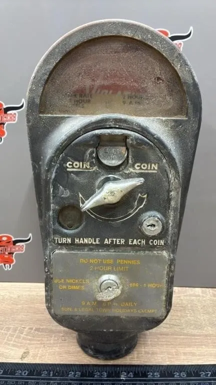 Vintage Parking Meter. Unknown Working Condition.
