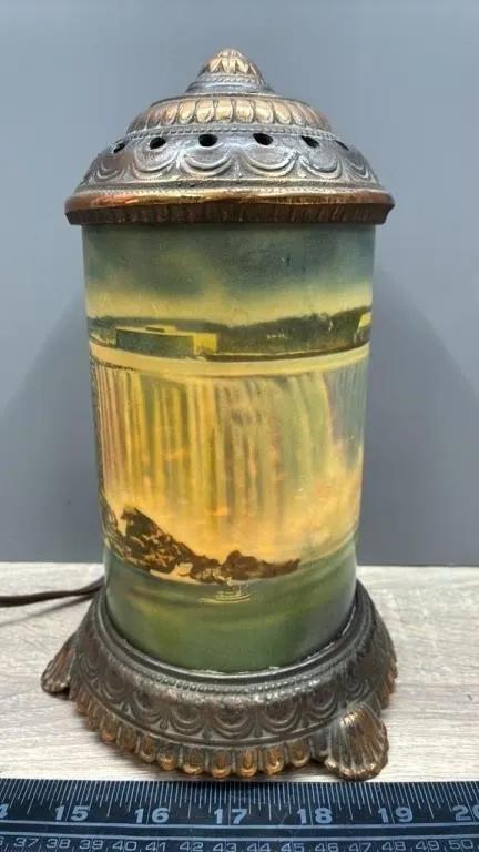 Vintage Glass Cylinder Motion Lamp. Working. *SC