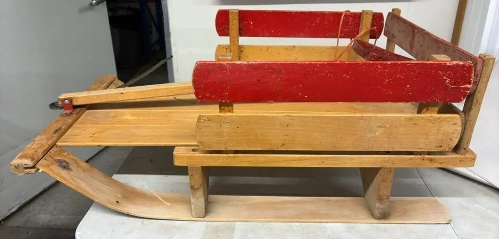Children’s Wooden Sled.