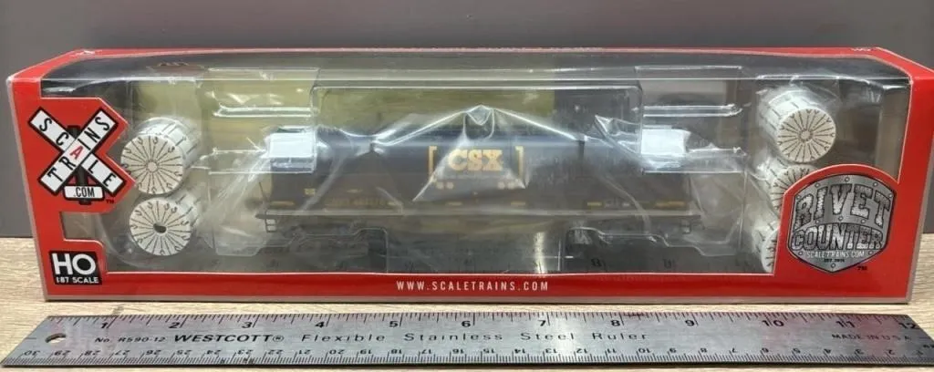 HO Rivet Counter CSX Transportation Steel Car.