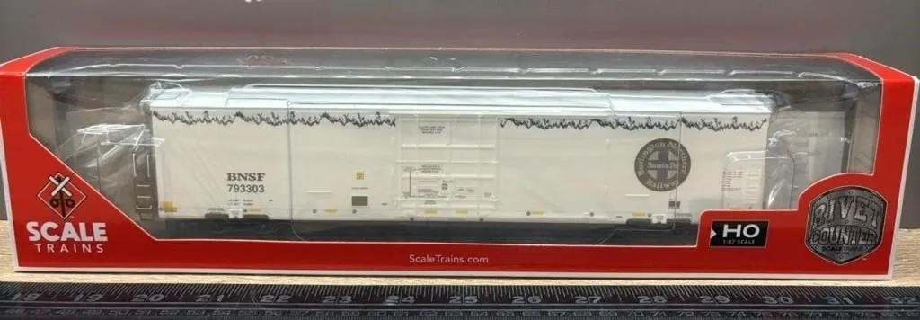 HO Rivet Counter BNSF Railway Car. Unused.