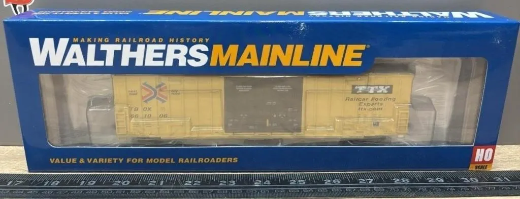 HO Walters Mainline TTX Cube Plate F Boxcar