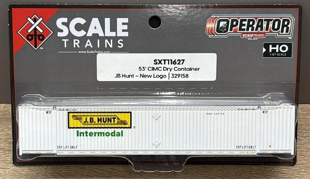 HO Operator Scale Trains JB Hunt CIMC Dry