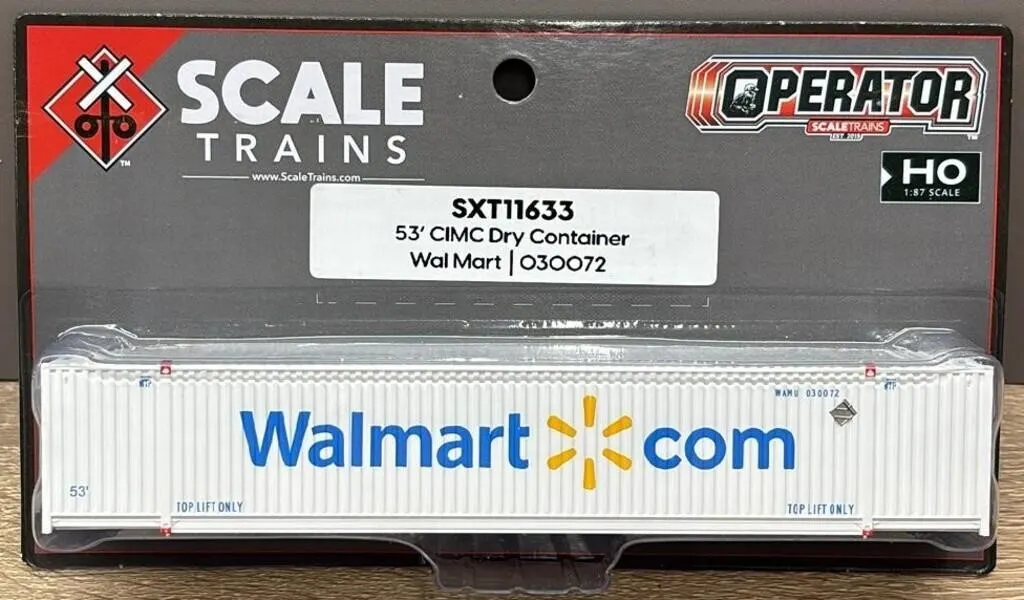HO Operator Scale Trains Walmart CIMC Dry