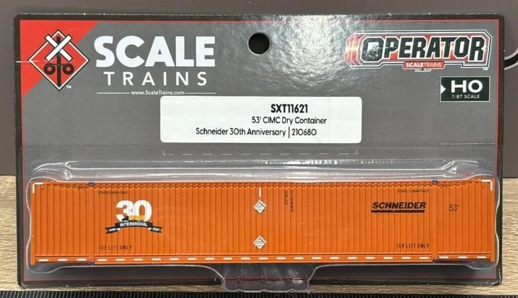HO Operator Scale Trains Schneider 30th