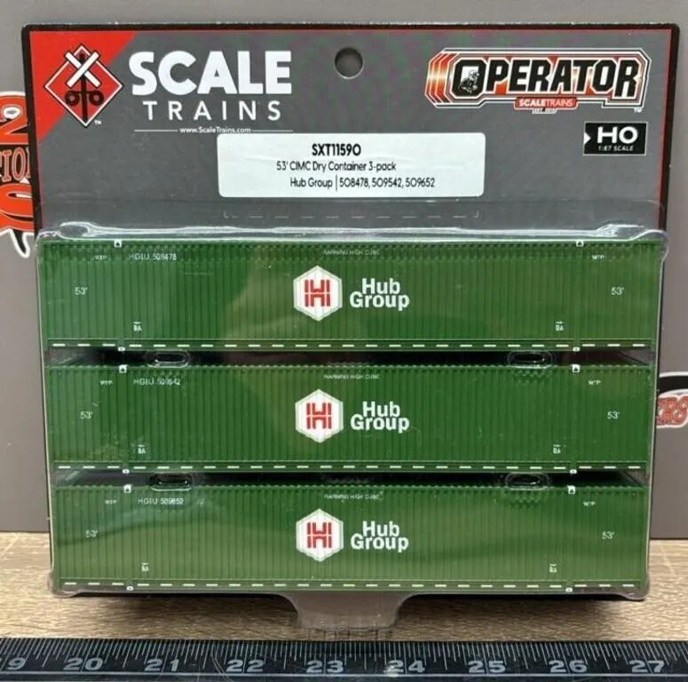 HO Operator Scale Trains Hub CIMC Dry Container 3