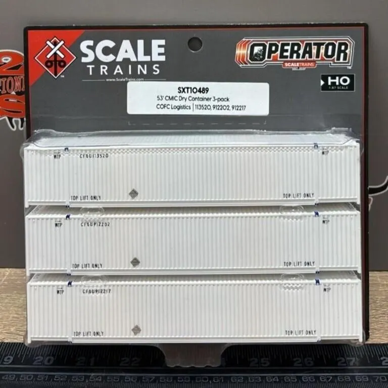 HO Operator Scale Trains COFC Logistics CIMC Dry