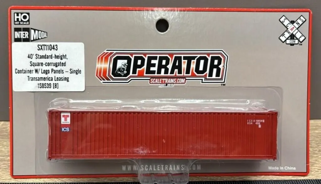 HO Operator Scale Trains Transamerica Leasing