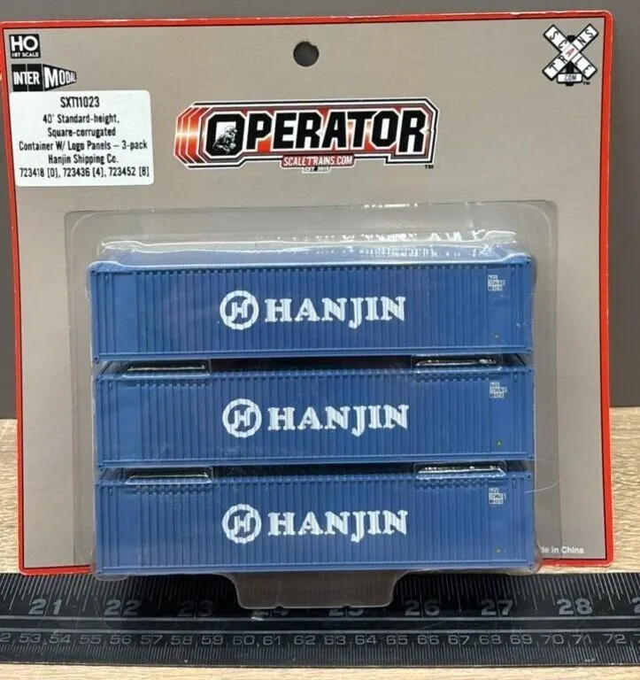 HO Operator Scale Trains Hanjin Height Square