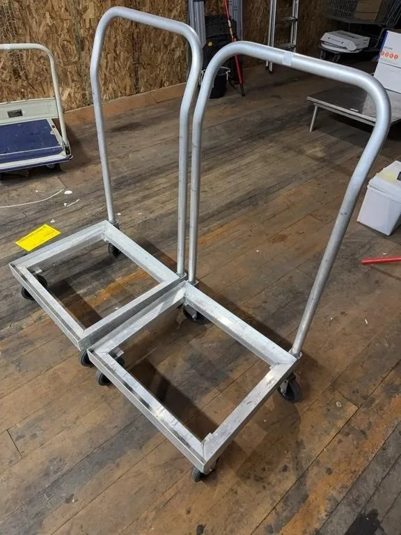 (2) Aluminum Carts