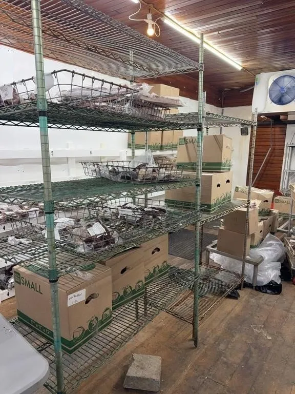 (2) Metal Racks