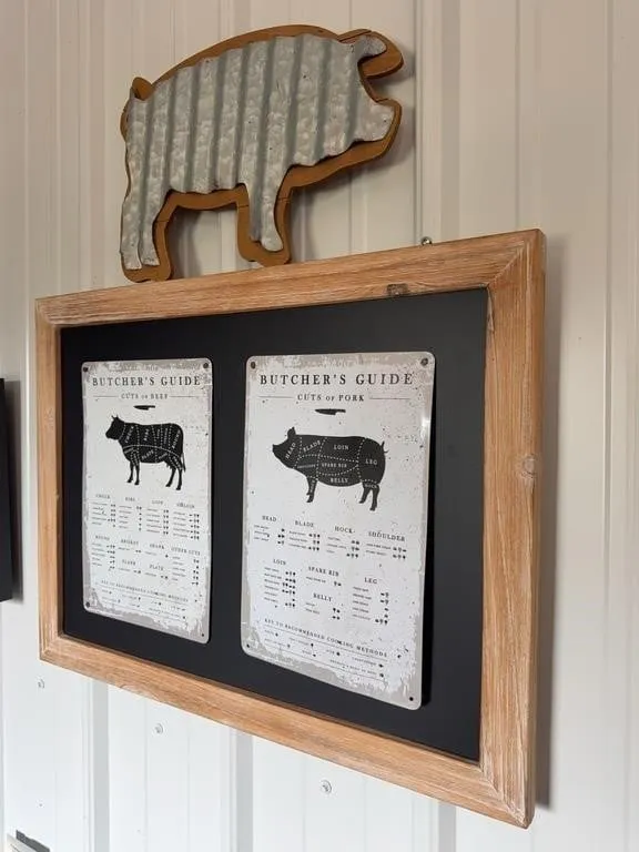 Decorative Meat Locker Wall Decor