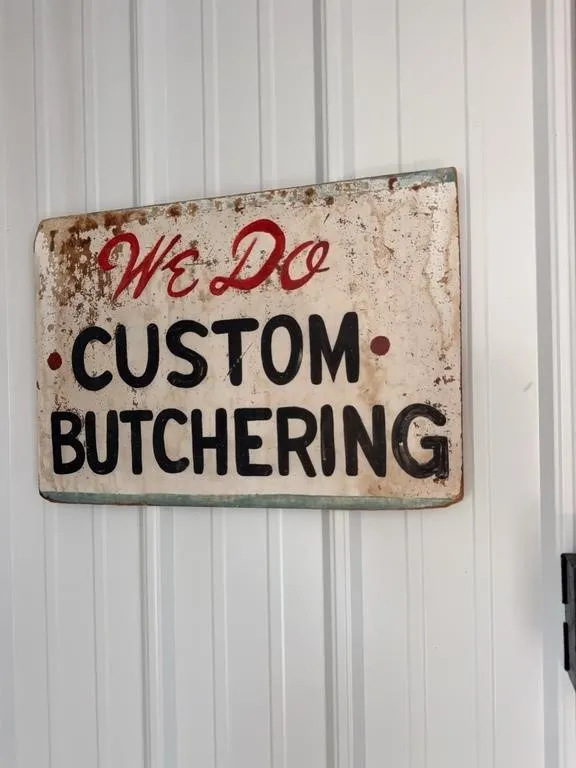 Butchering Sign