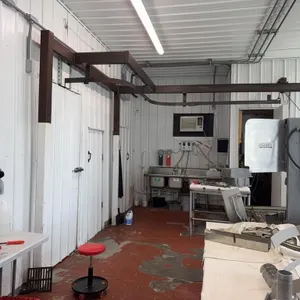 Working Cooler and Processing Floor Rail System