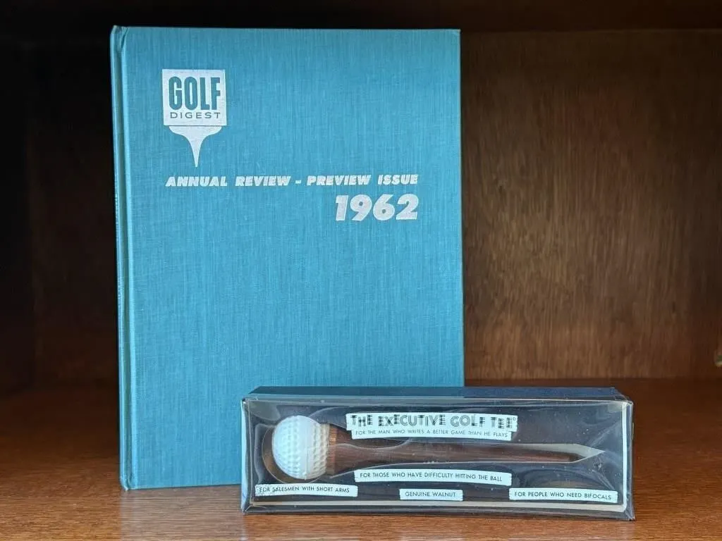 1962 Golf Digest book, Executive golf tee novelty
