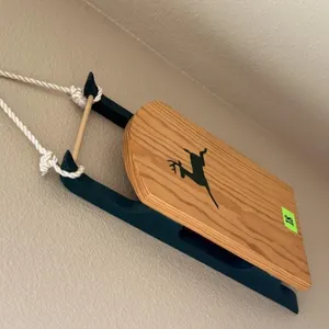John Deere decorative sled