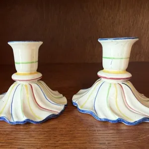 Pair vintage candlesticks
