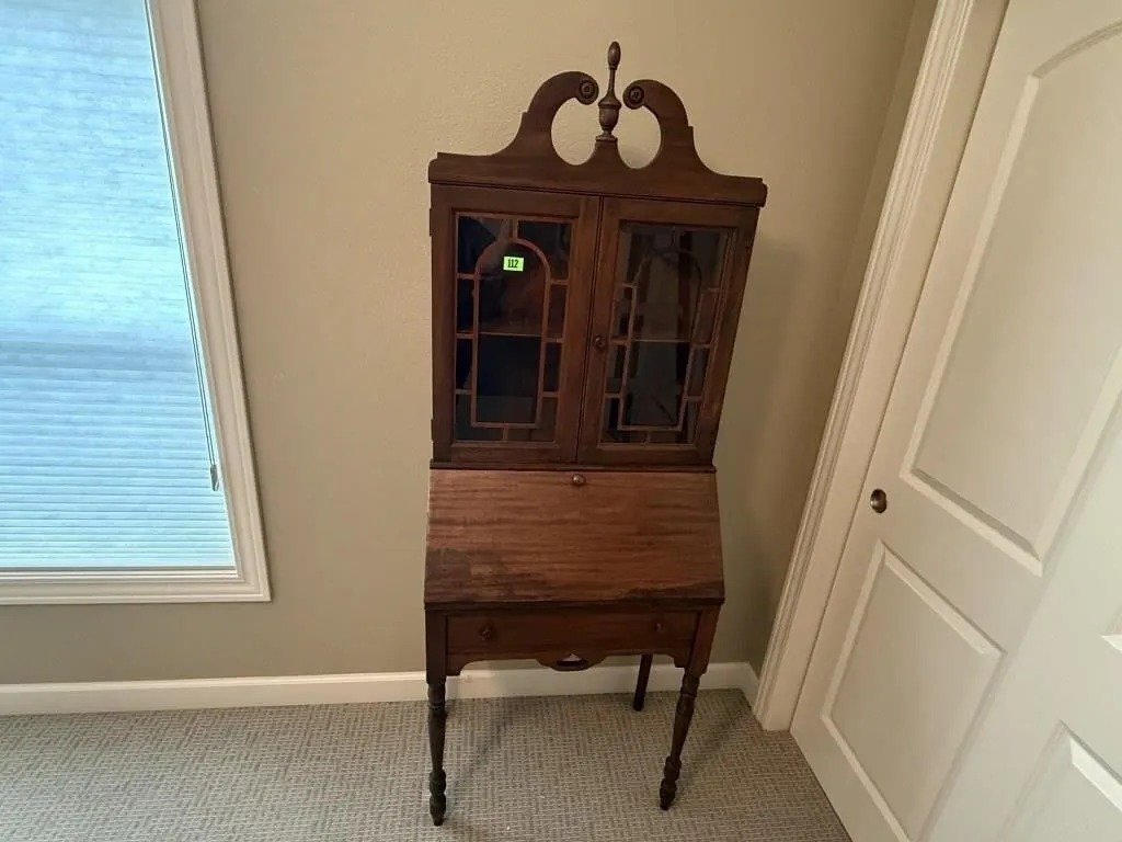 Vintage secretary hutch