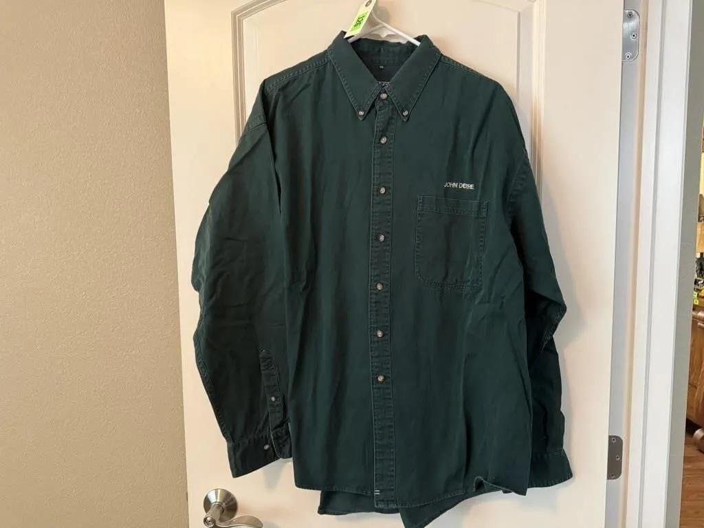 John Deere button up shirt